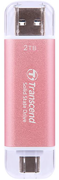 ssd  TRANSCEND 2TB ESD310P, USB 10Gbps, Type C/A,Pink (TS2TESD310P) ' '  