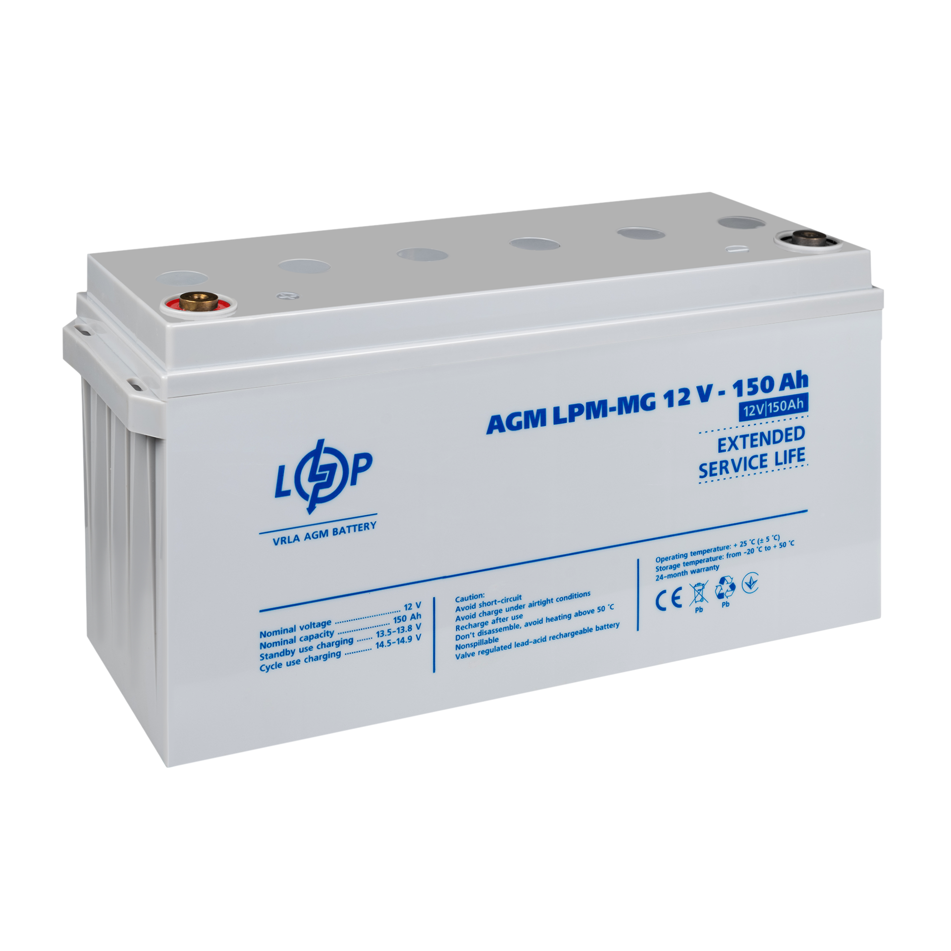 ����������� ������������� LPM-MG 12V - 150 Ah 