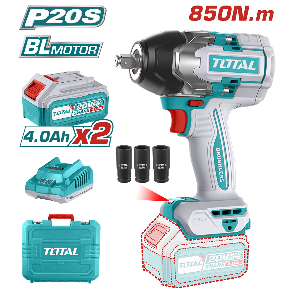  TOTAL TIWLI2085   20, Li-Ion, 2. 