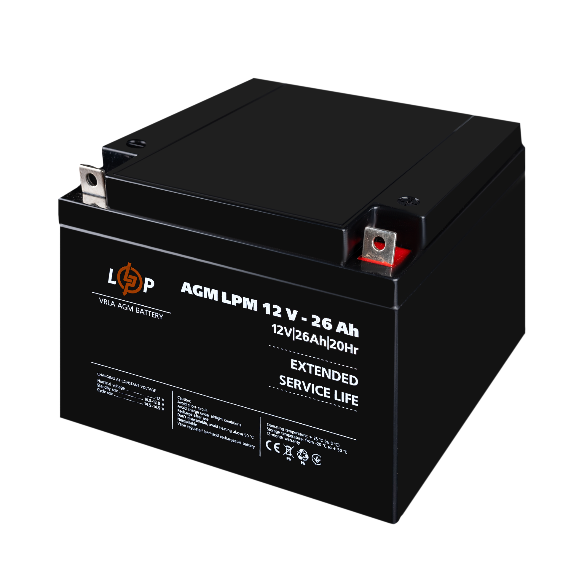 ����������� AGM LPM 12V - 26 Ah 