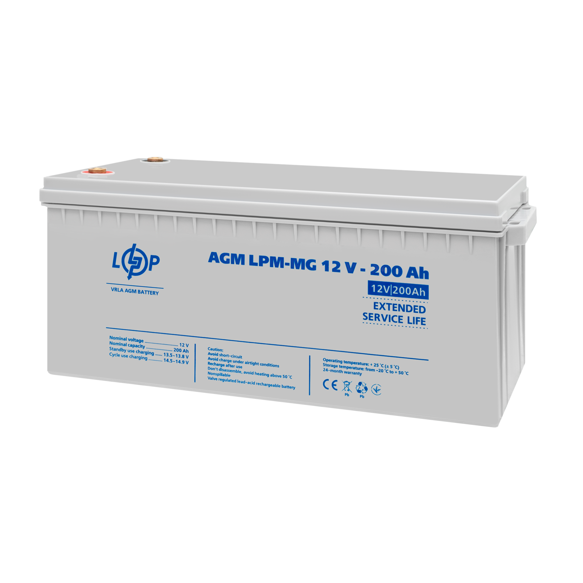 ����������� ������������� LPM-MG 12V - 200 Ah 