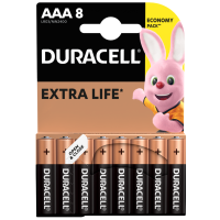 ��������� DURACELL LR03 MN2400 1x8 ��. 