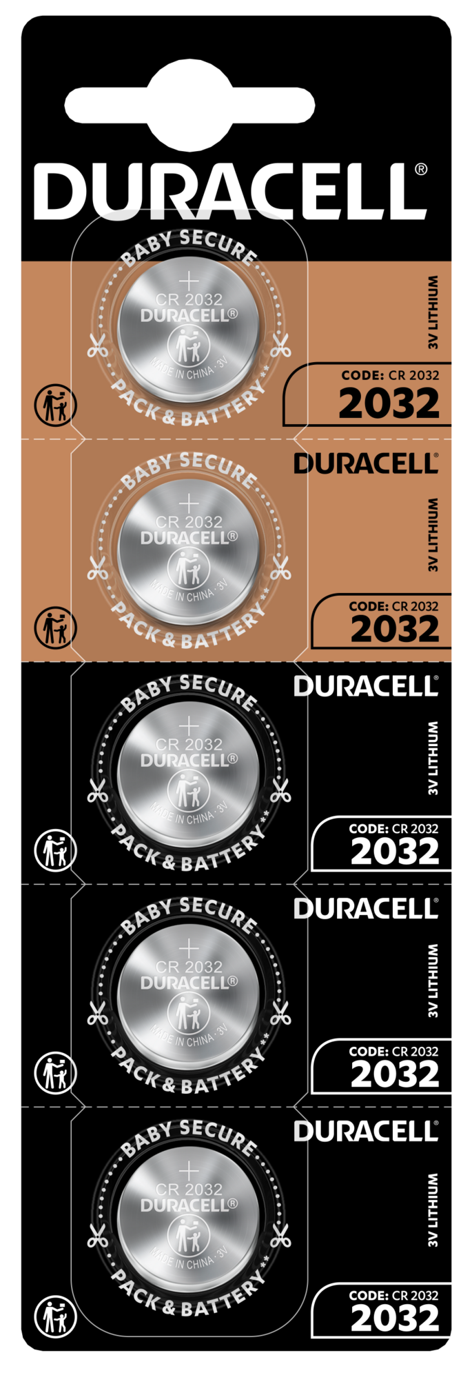  DURACELL CR2032 DSN . 5. 