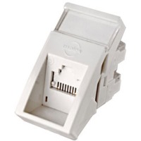  Mod Mosaic, 22.5x45 , 1xRJ45, , 568A / B, UTP, PowerCat 6, , MOLEX 