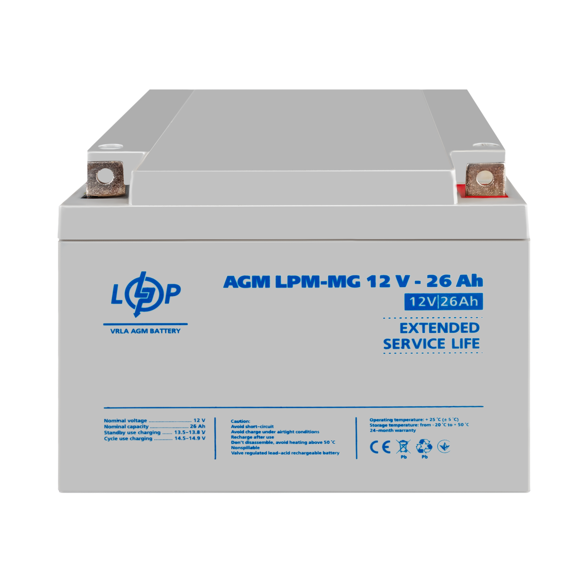 ����������� ������������� LPM-MG 12V - 26 Ah 