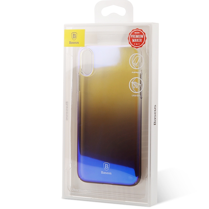 ����� Baseus ��� iPhone X/Xs Glaze Purple (WIAPIPHX-GC01) 