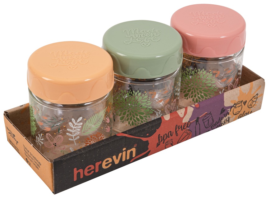  HEREVIN Decorated Spice Jar-Botani //30.2  (131504-457) 
