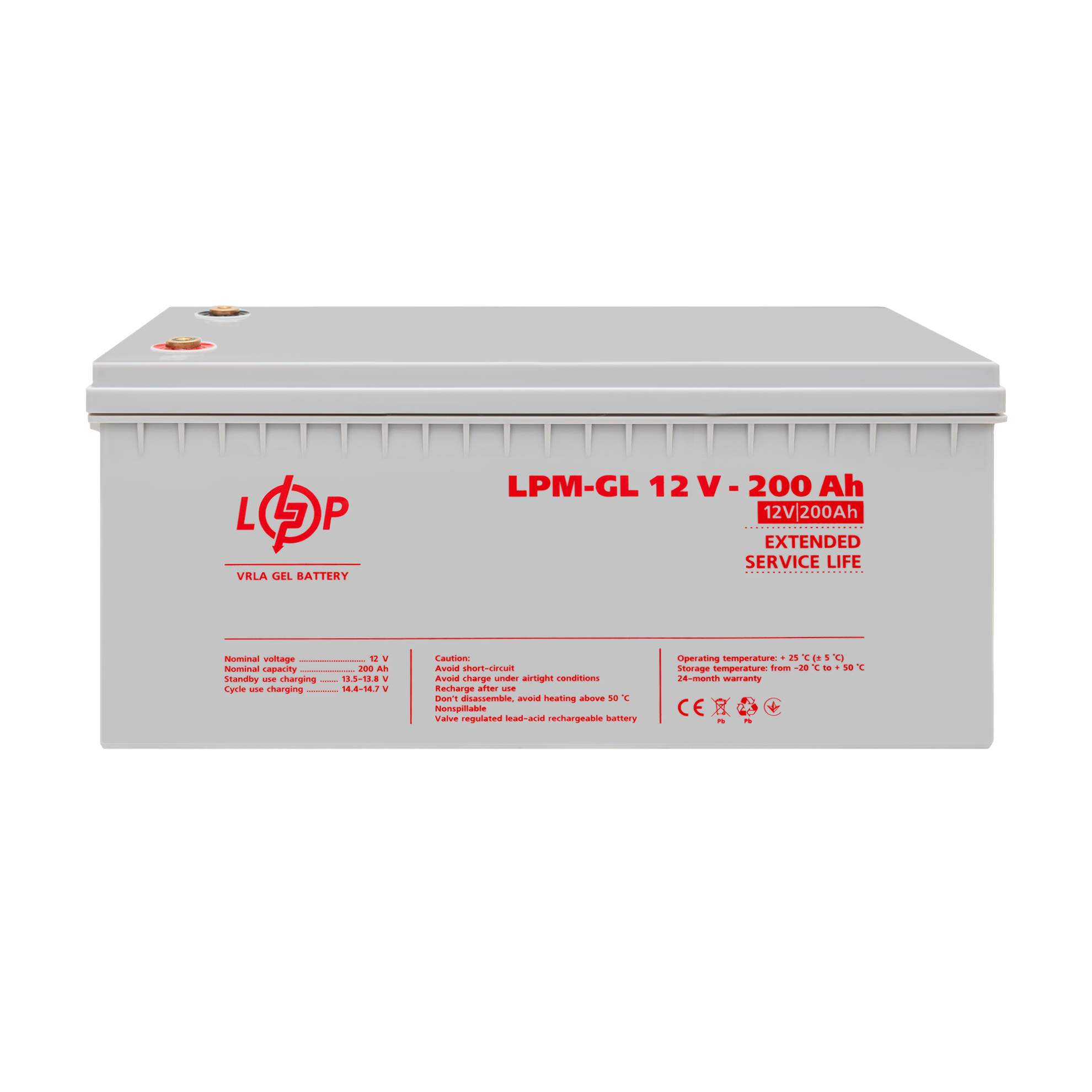 ����������� ������� LPM-GL 12V - 200 Ah 