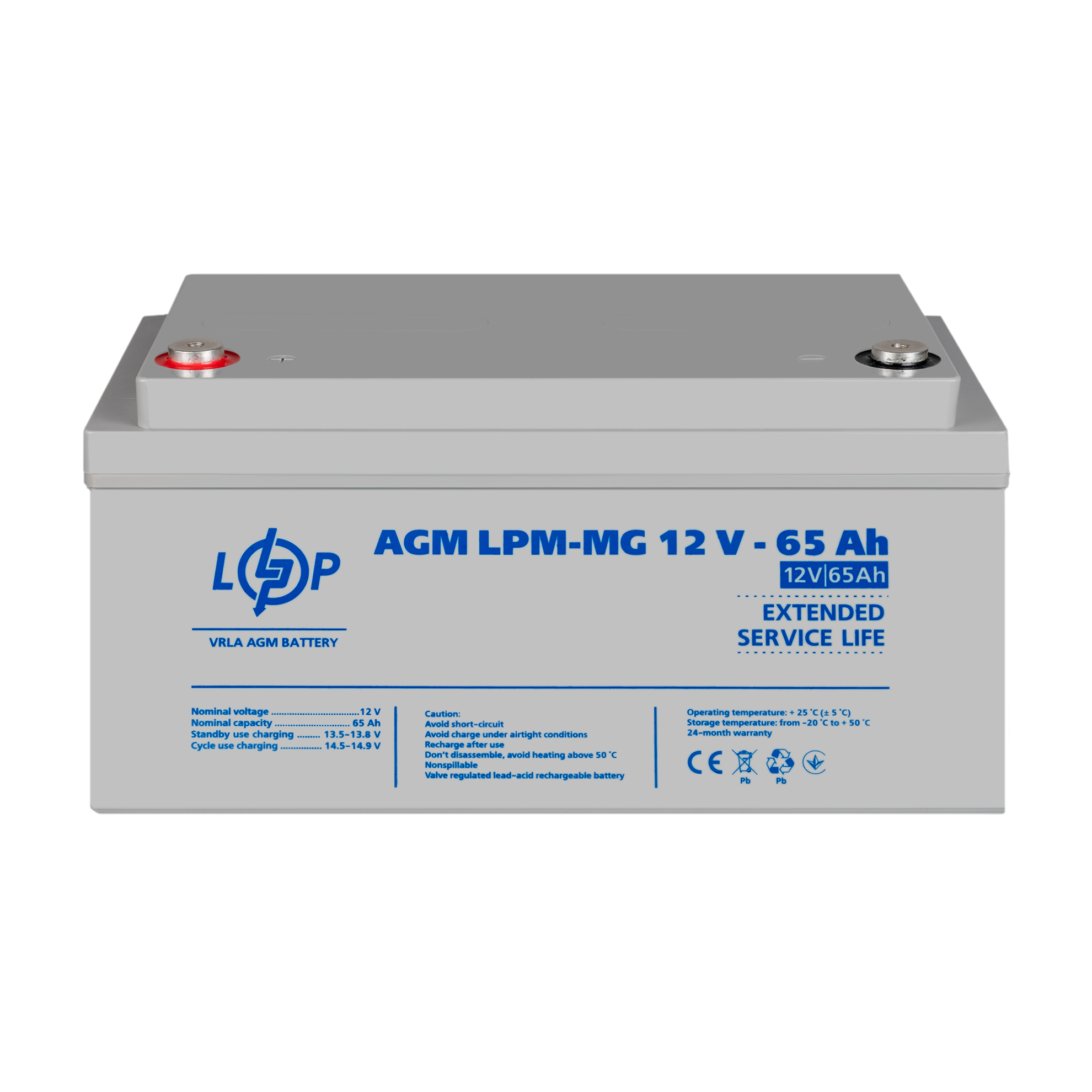 ����������� ������������� LPM-MG 12V - 65 Ah 
