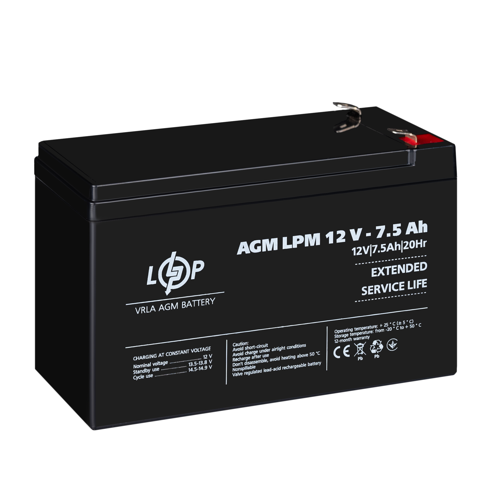 ����������� AGM LPM 12V - 7.5 Ah 