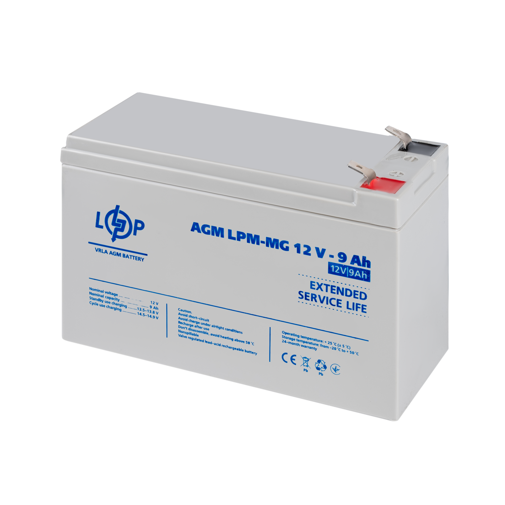 ����������� ������������� LPM-MG 12V - 9 Ah 