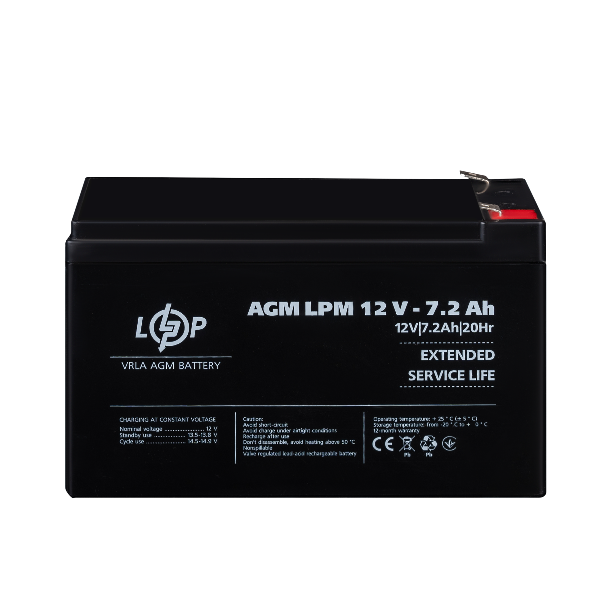 ����������� AGM LPM 12V - 7.2 Ah 