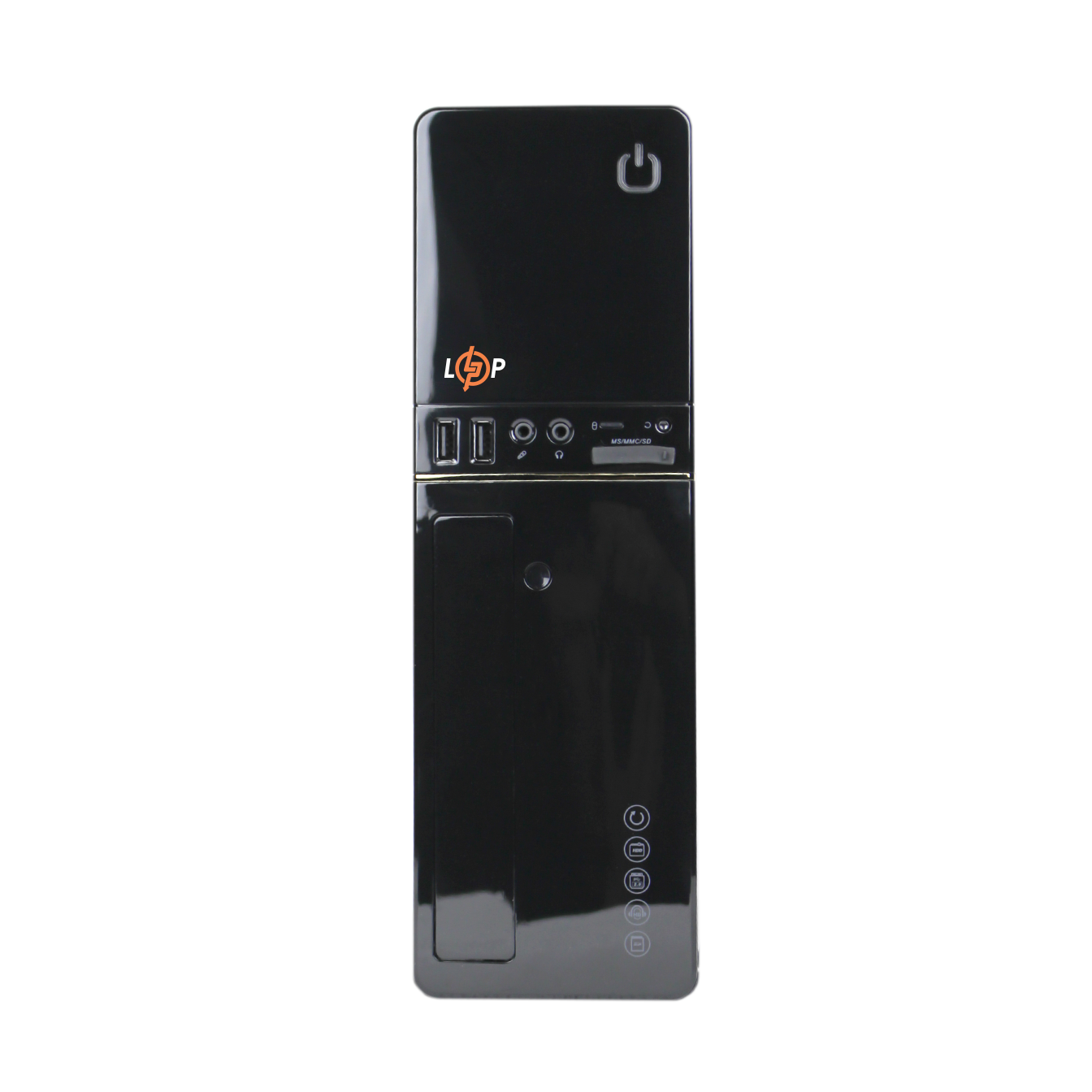 ������ LP S607 BK 400W Slim 2�USB 2.0 