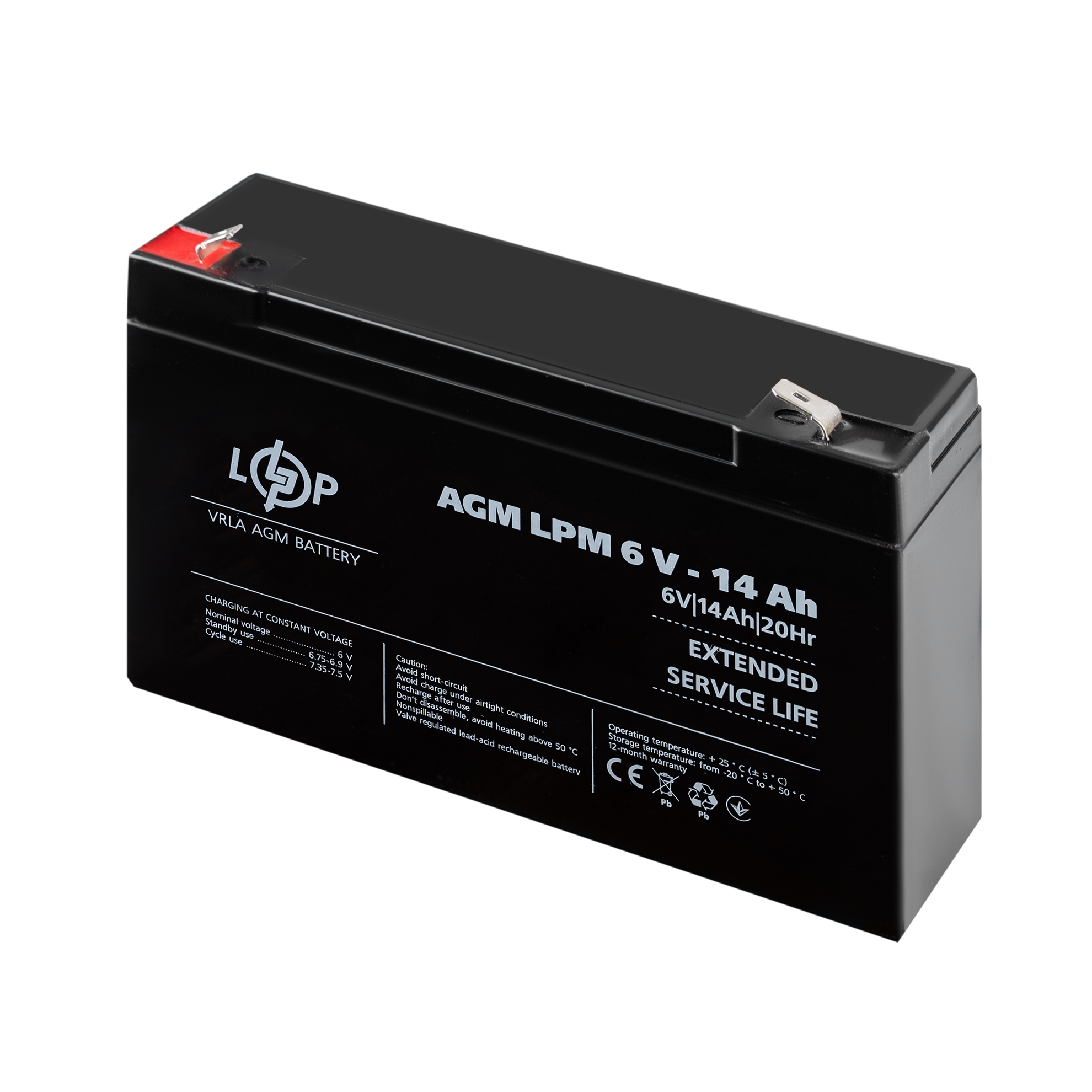 ����������� AGM LPM 6V - 14 Ah 
