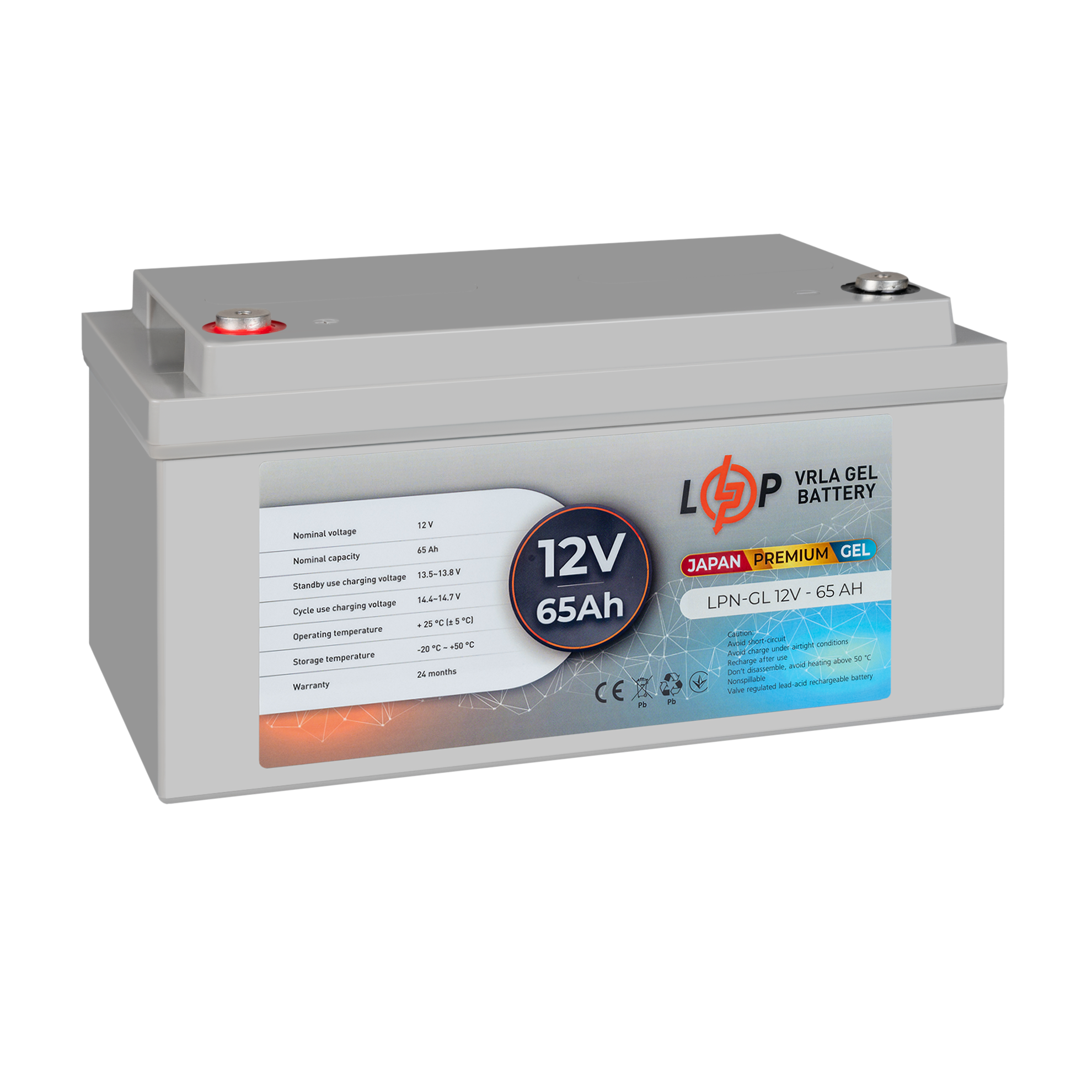 ����������� ������� LPN-GL 12V - 65 Ah 