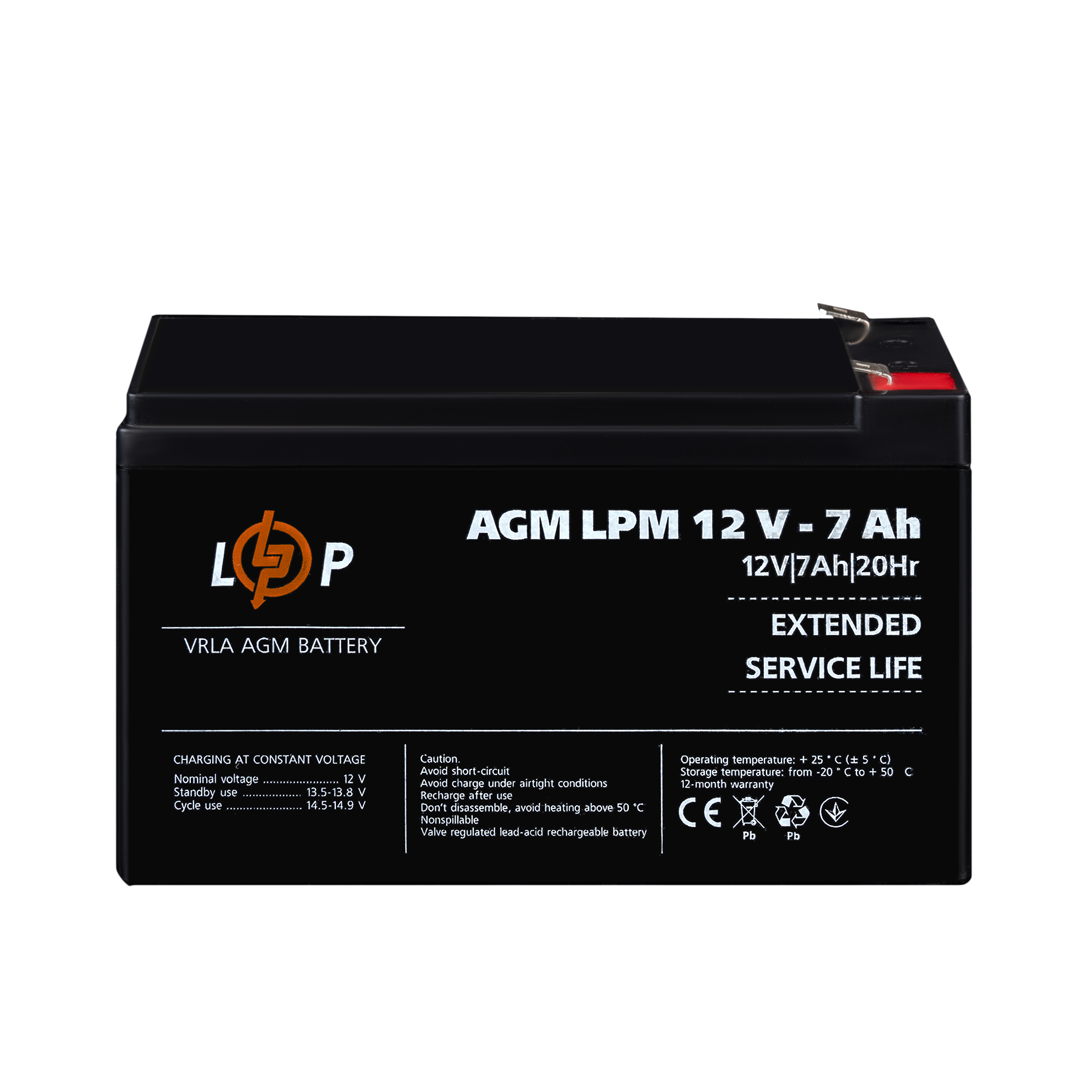 �����. ����������� AGM LPM 12V - 7 Ah 