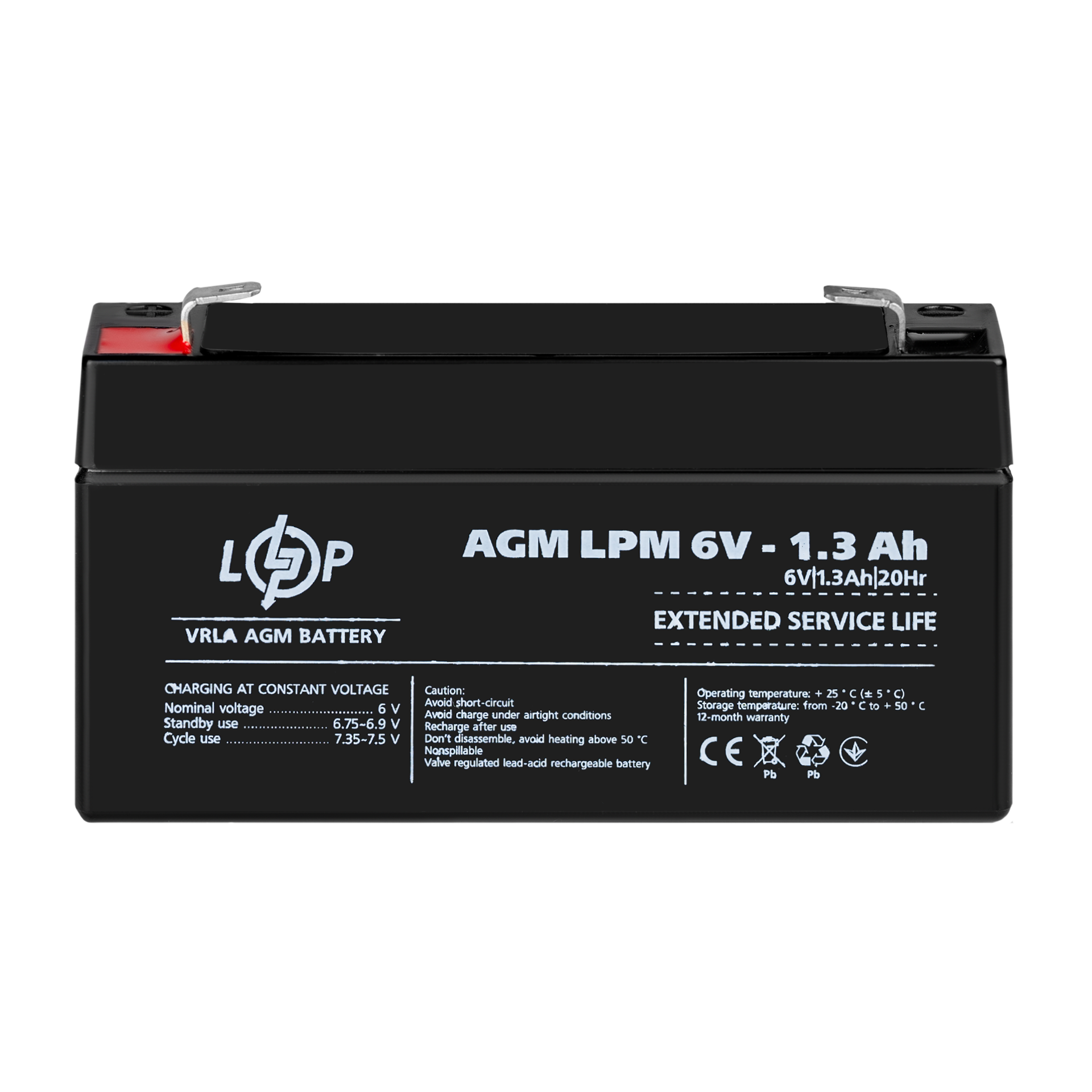 ����������� AGM LPM 6V - 1.3 Ah 