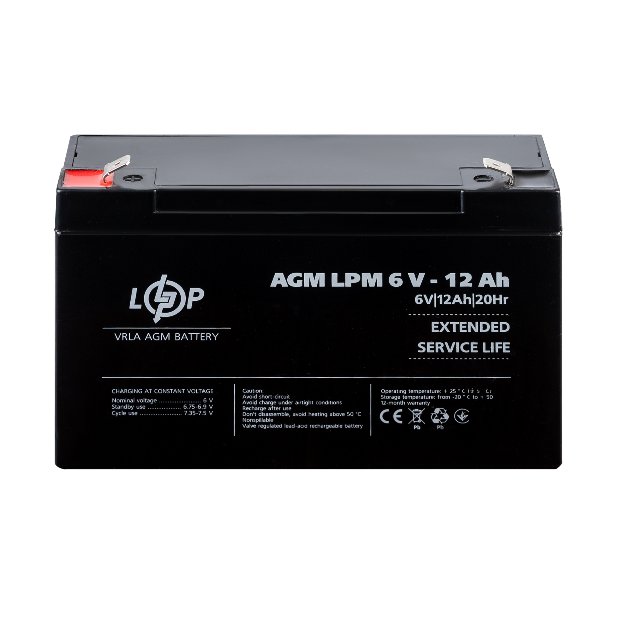 ����������� AGM LPM 6V - 12 Ah 