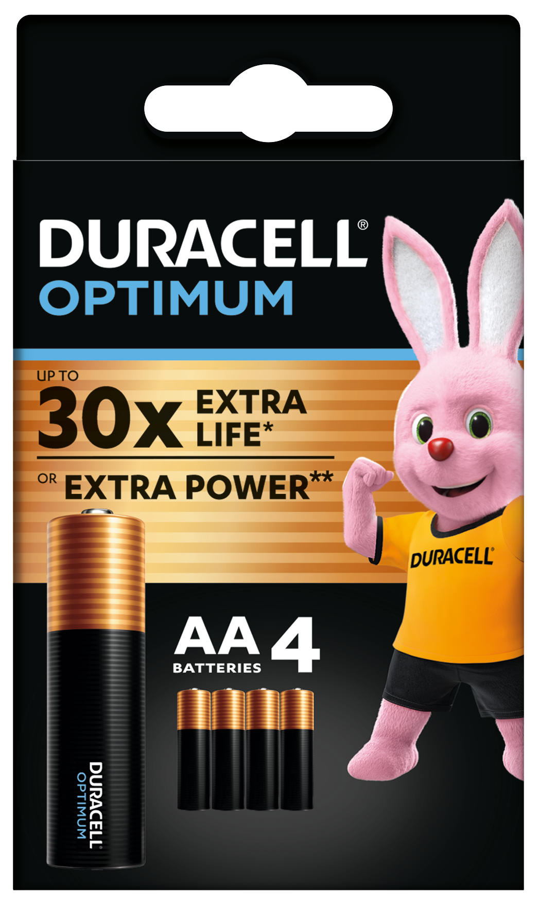  DURACELL LR06 KPD 04*10 Optimum . 1x4 . 