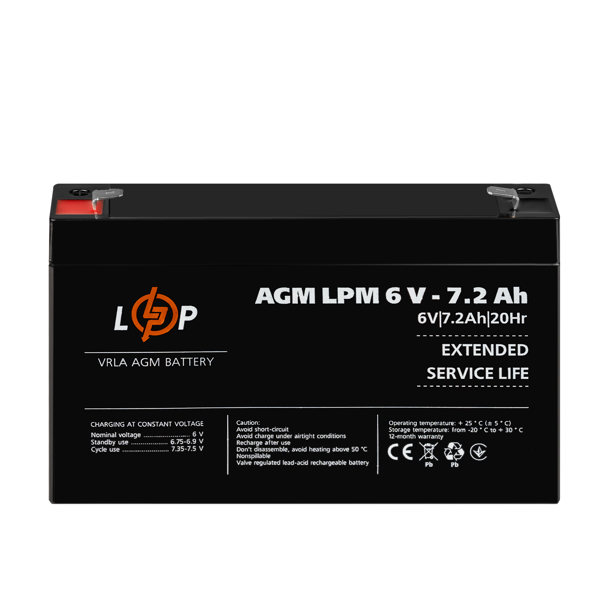 ����������� AGM LPM 6V - 7.2 Ah 