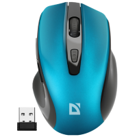 ���� DEFENDER (52054) Prime MB-053, 6D, 800-1600dpi, TURQUOISE, wireless, silent 
