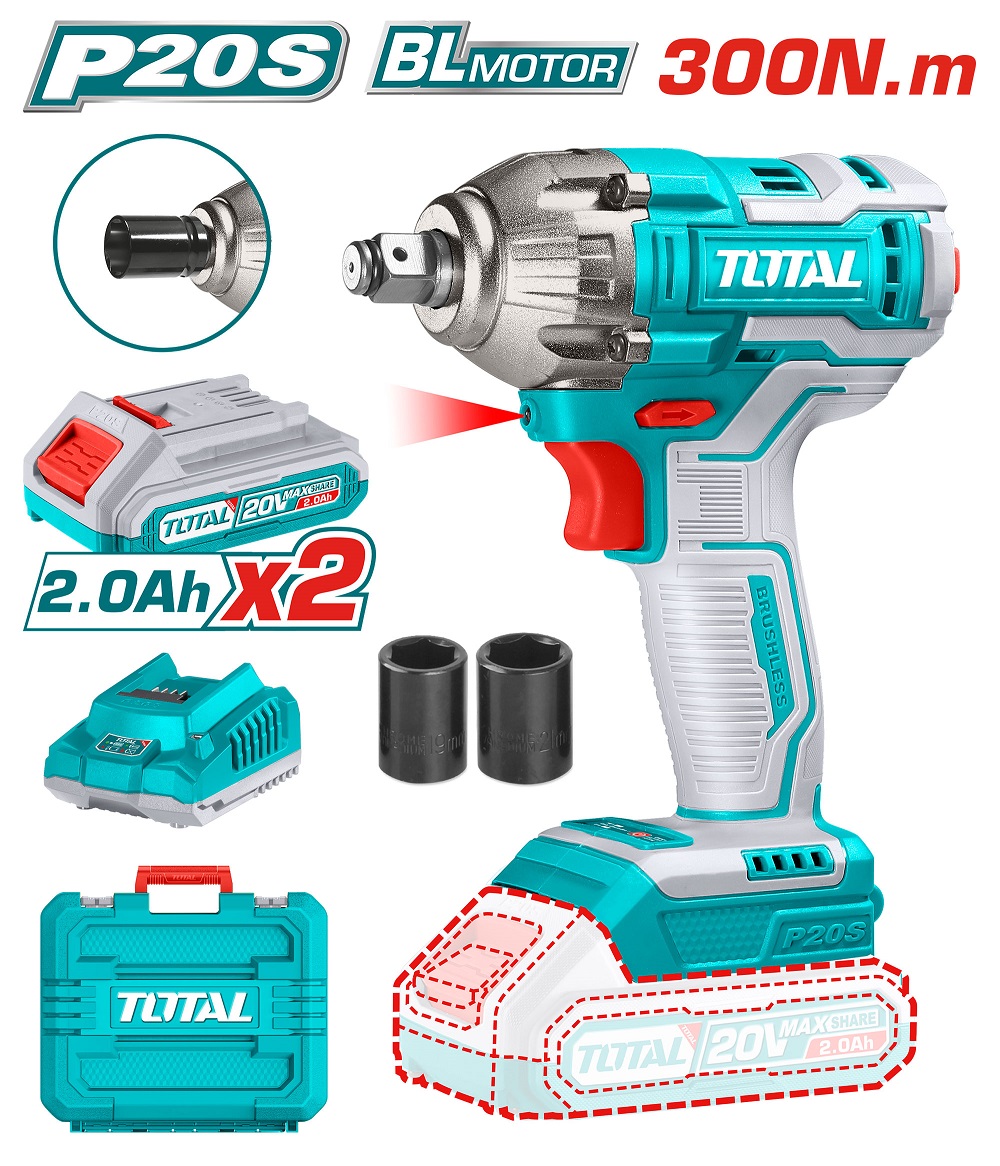  TOTAL TIWLI2038   20, Li-Ion, 2. 