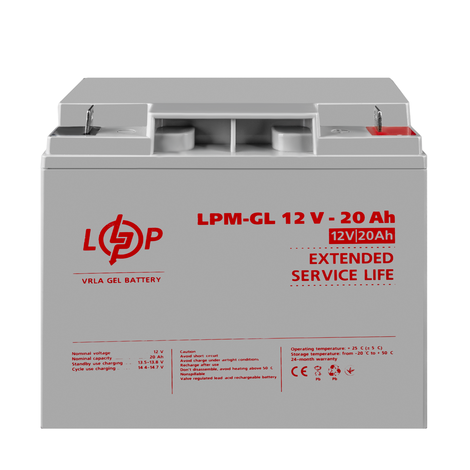 ����������� ������� LPM-GL 12V - 20 Ah 