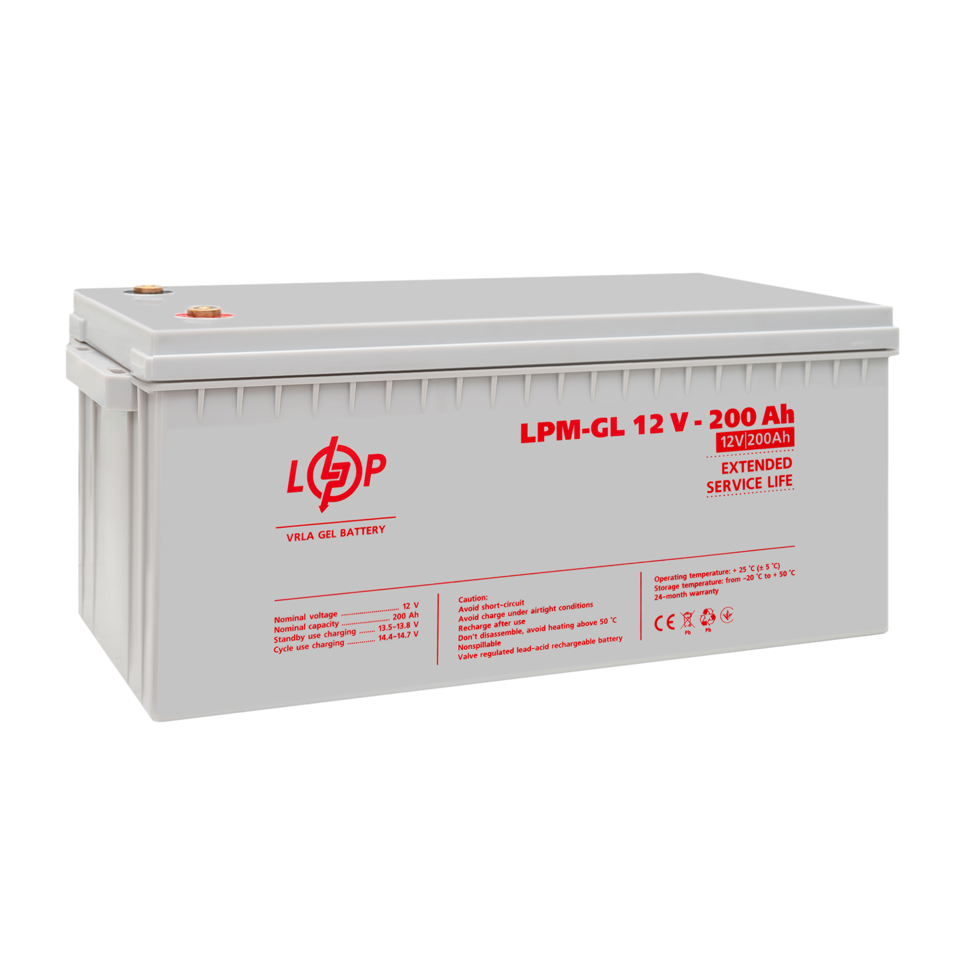 ����������� ������� LPM-GL 12V - 200 Ah 