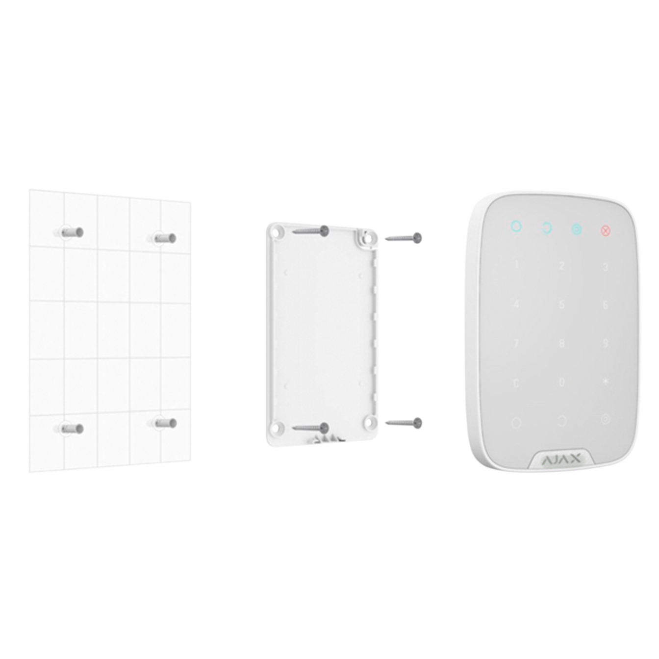 ������������ ��������� ���������� AJAX KeyPad Plus (white) 