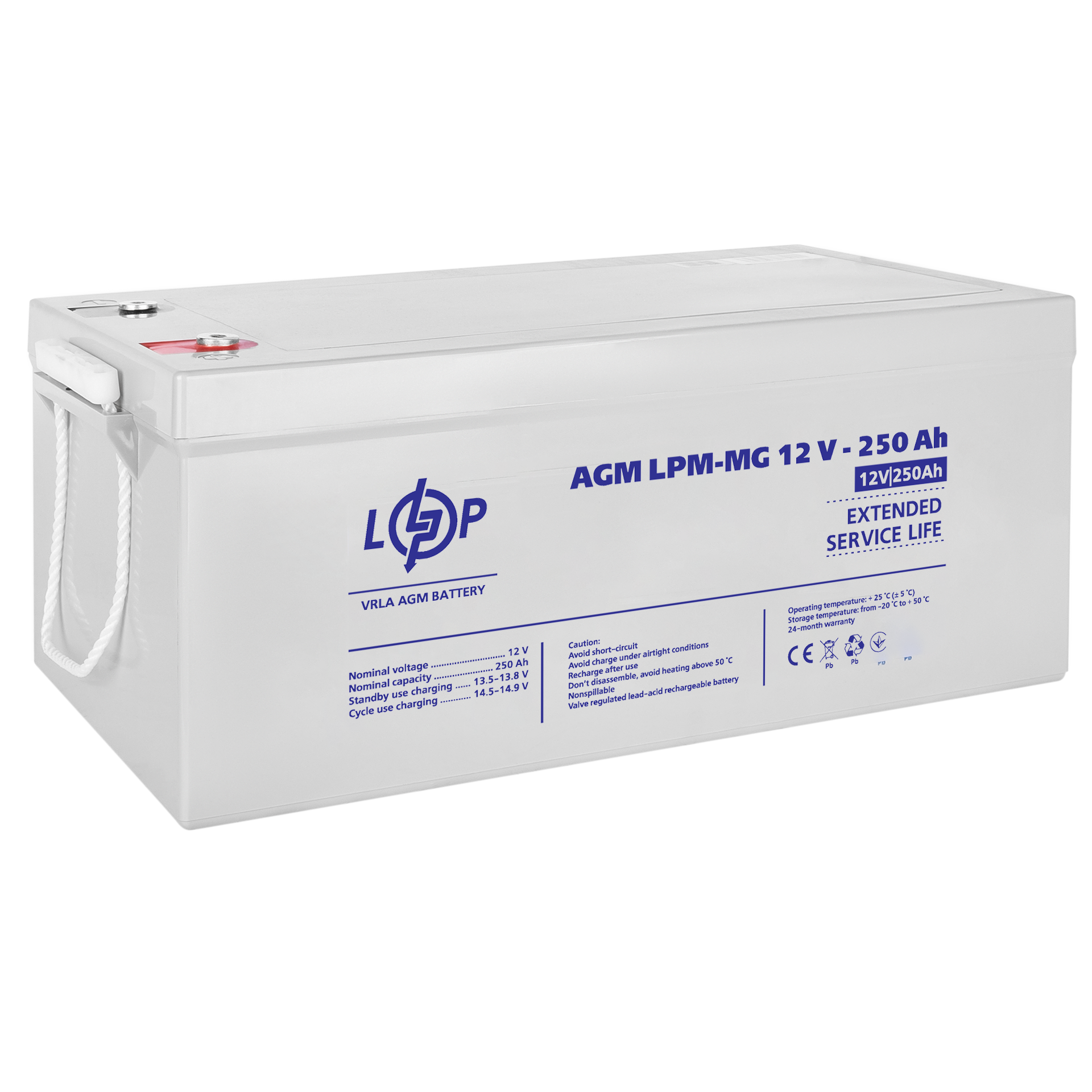 ����������� ������������� LPM-MG 12V - 250 Ah 