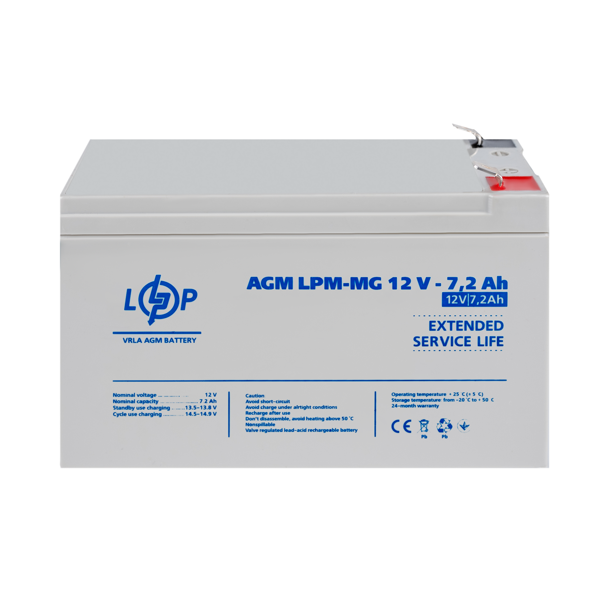 ����������� ������������� LPM-MG 12V - 7.2 Ah 