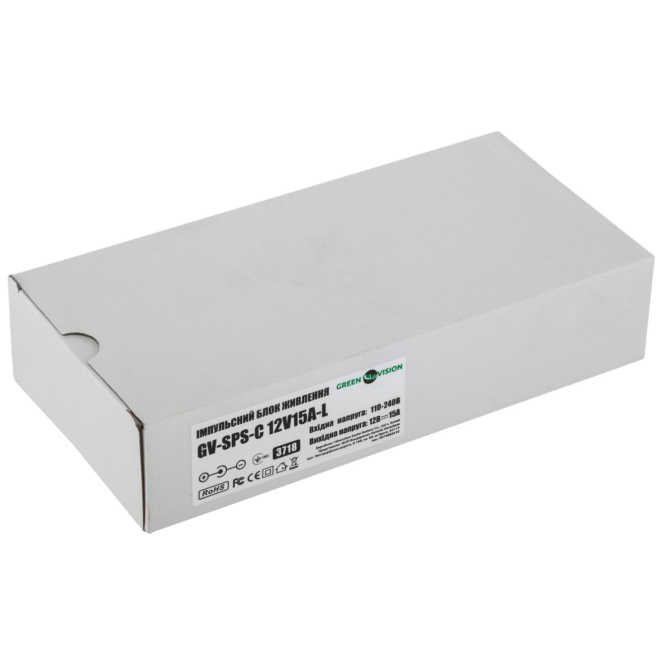 ���������� ���� ������� GV-SPS-� 12V15A-L (180W) 