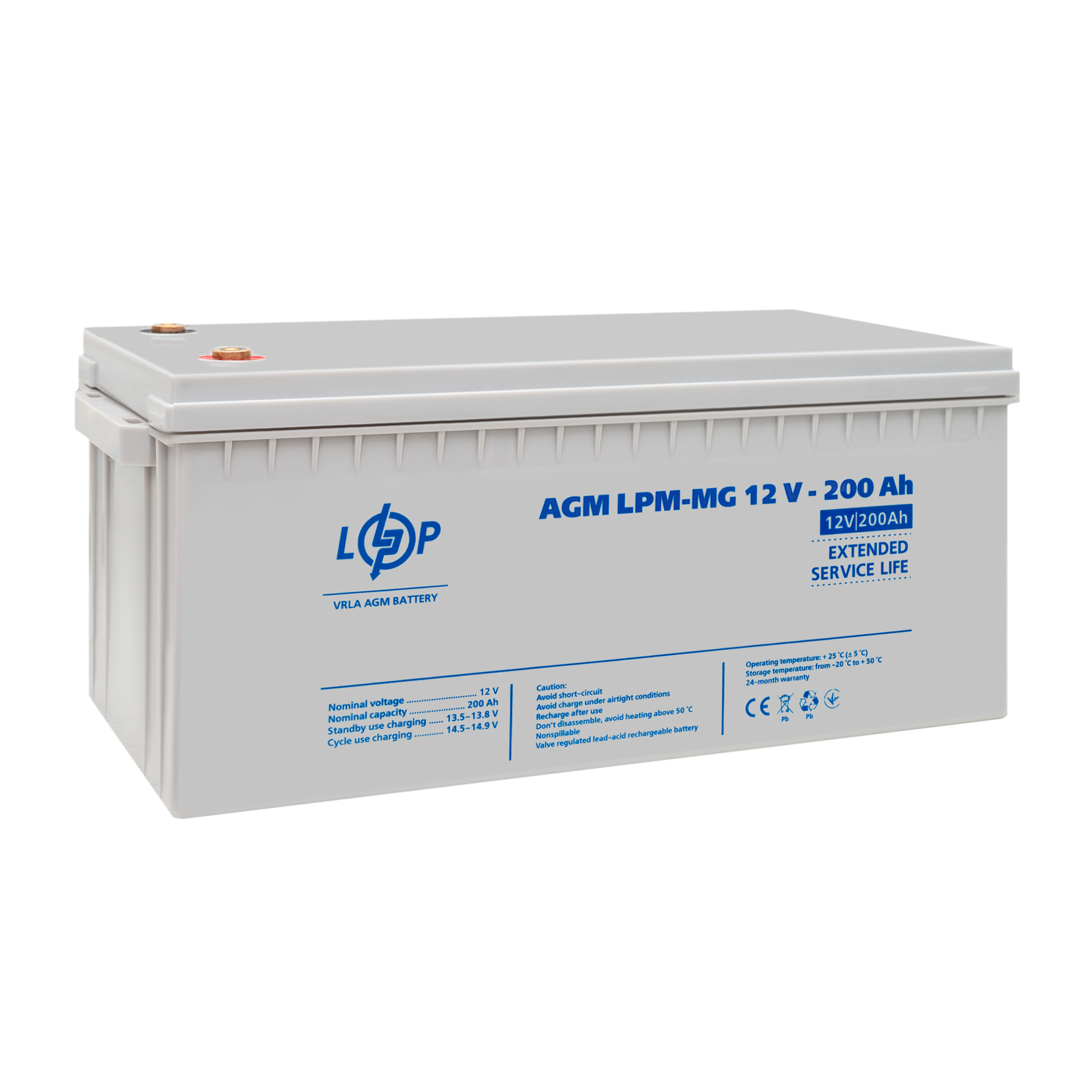 ����������� ������������� LPM-MG 12V - 200 Ah 