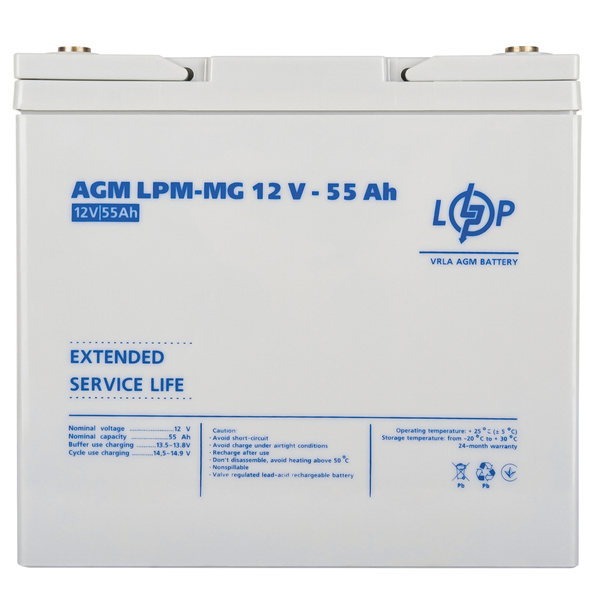 ����������� ������������� LPM-MG 12V - 55 Ah 