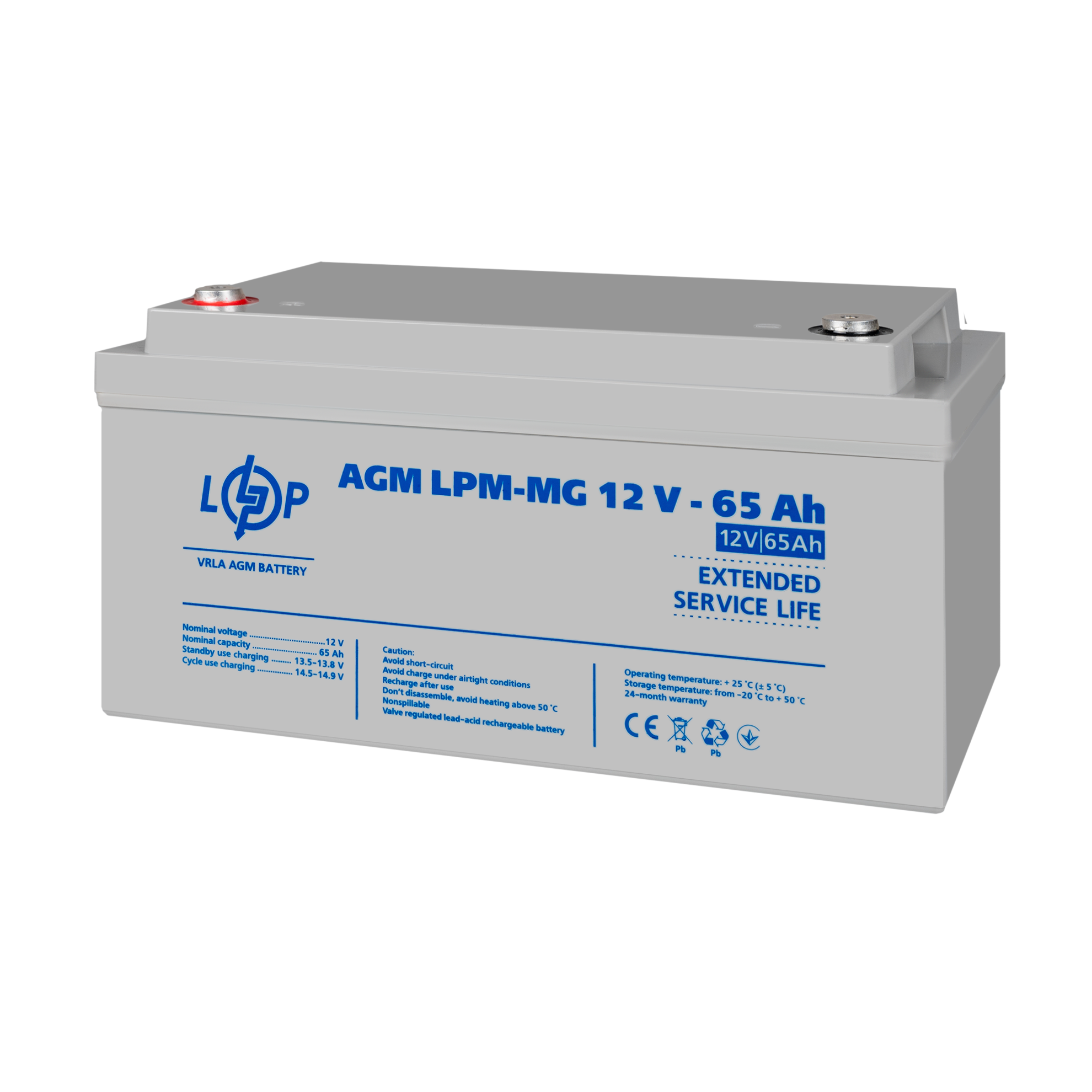 ����������� ������������� LPM-MG 12V - 65 Ah 