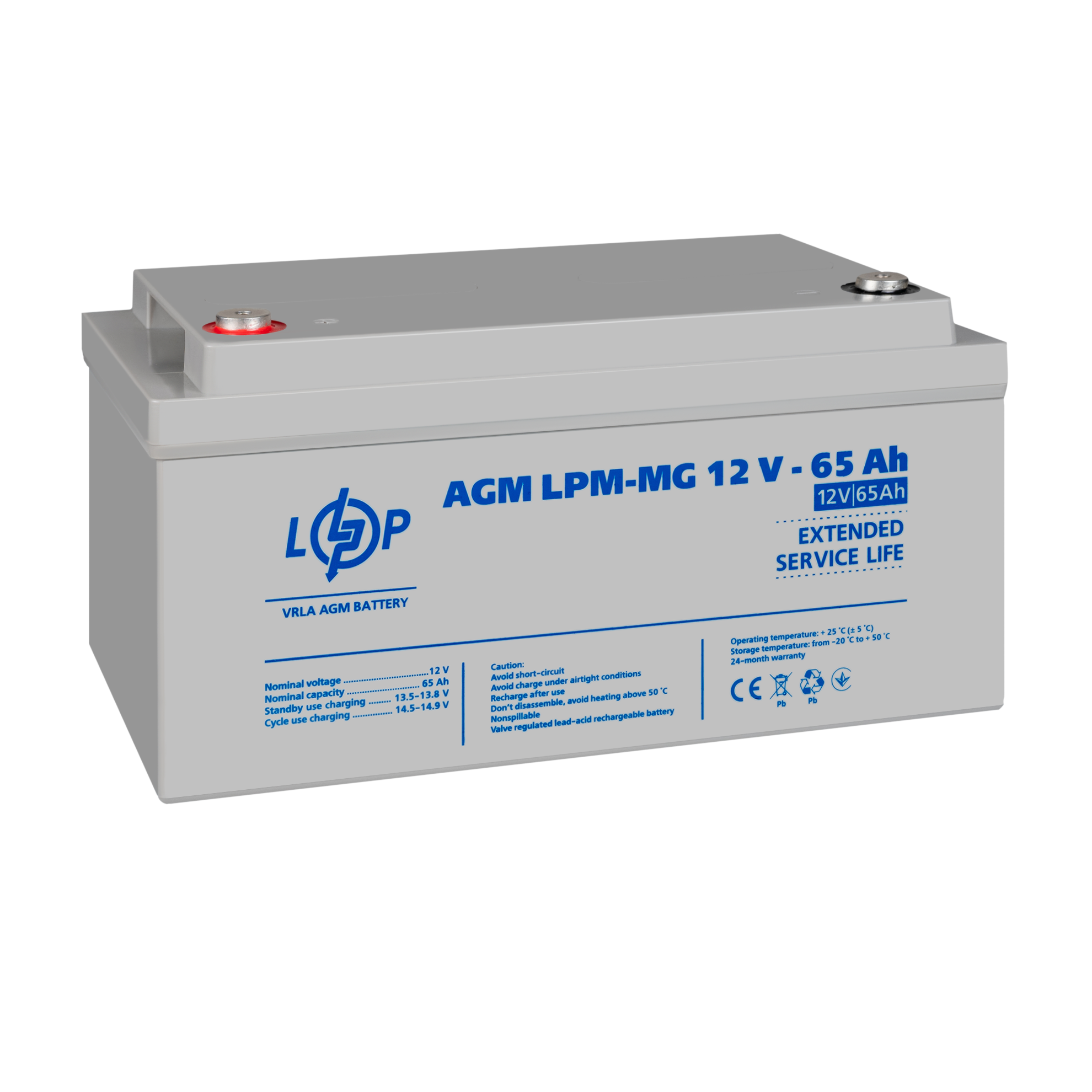 ����������� ������������� LPM-MG 12V - 65 Ah 