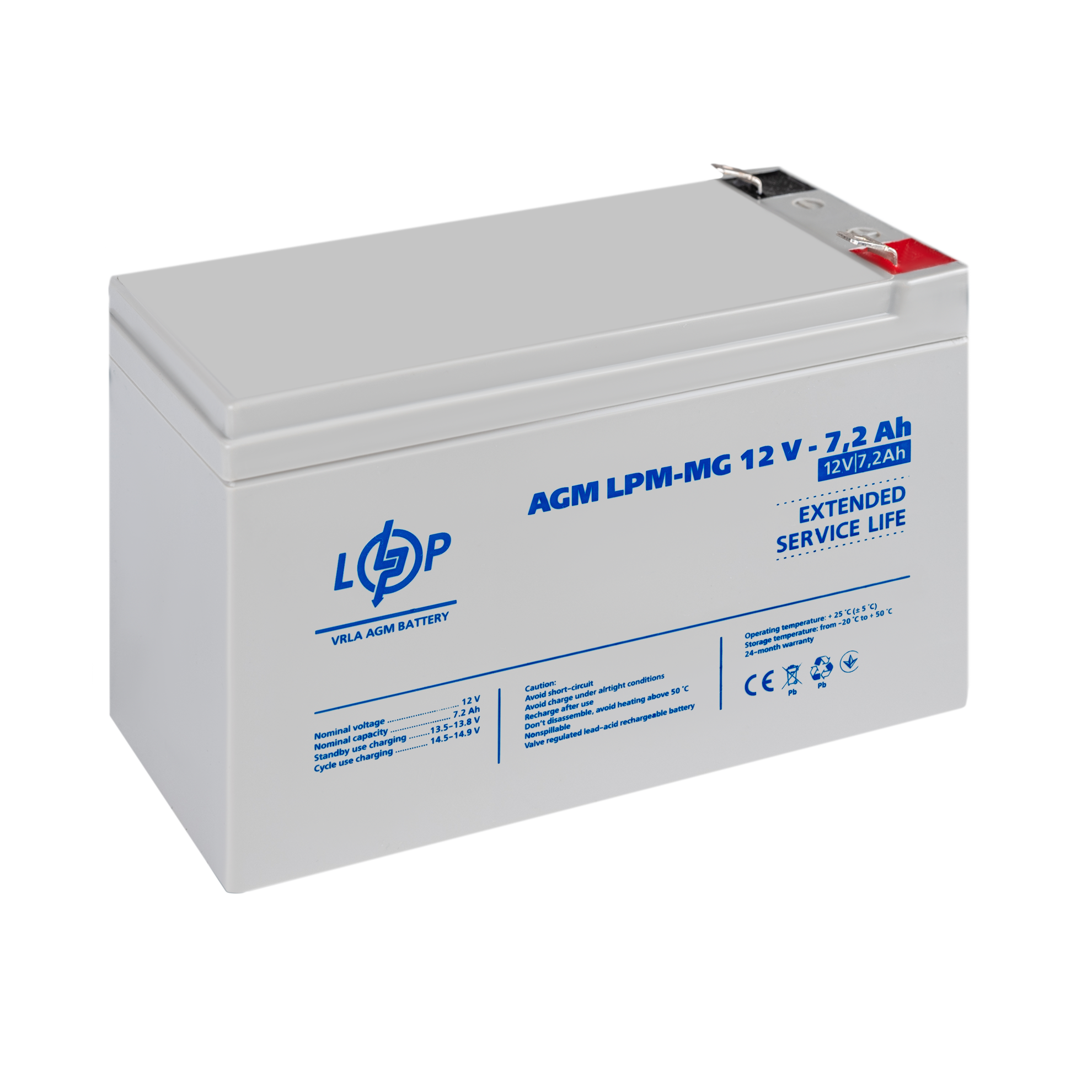 ����������� ������������� LPM-MG 12V - 7.2 Ah 