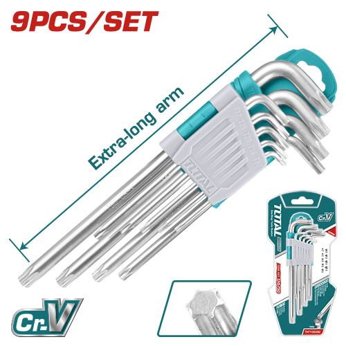  TOTAL THT106391  Torx , T10-T50, 9. 
