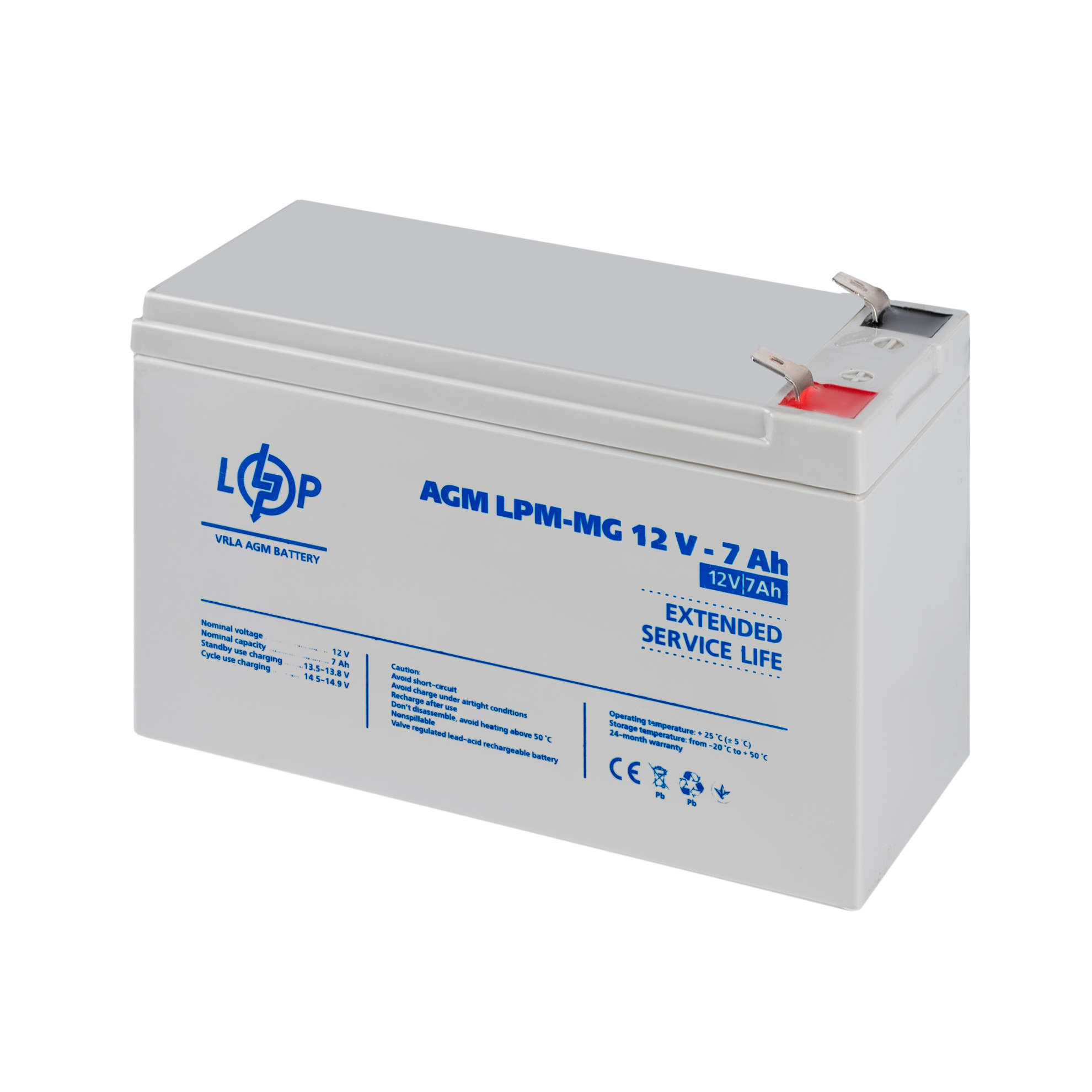 ����������� ������������� LPM-MG 12V - 7 Ah 