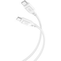  XO NBQ236B Braided Type-C to Type-C - 60W - 1m () 