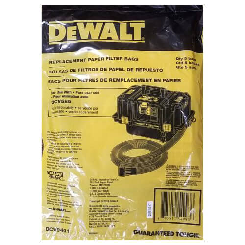 ����� ����������� �������� ��� �������� DeWALT DCV9401 
