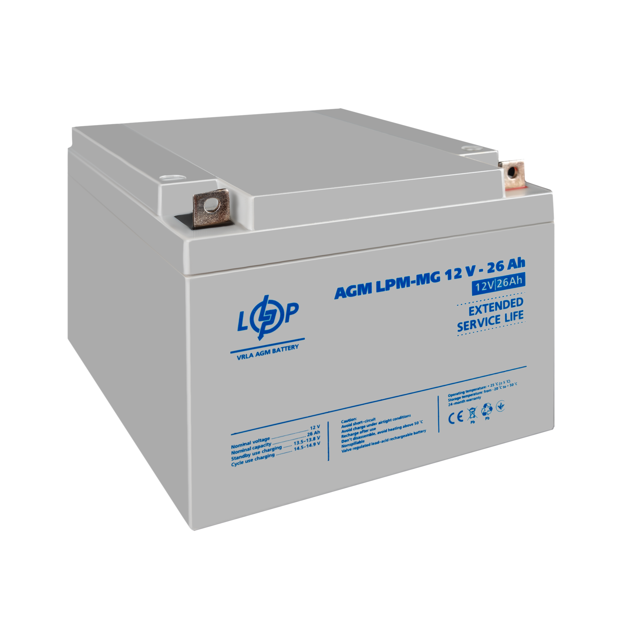 ����������� ������������� LPM-MG 12V - 26 Ah 