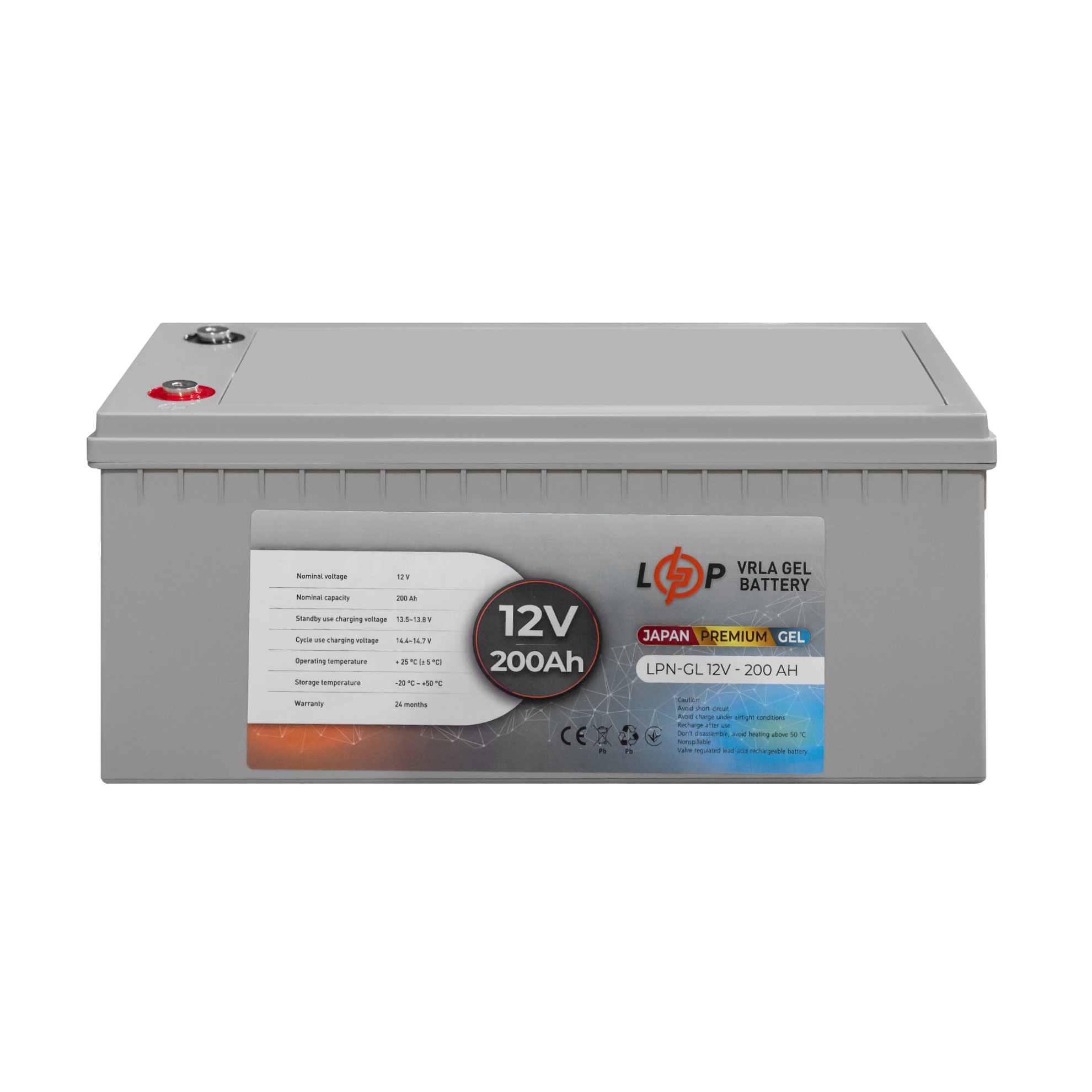 ����������� ������� LPN-GL 12V - 200 Ah 