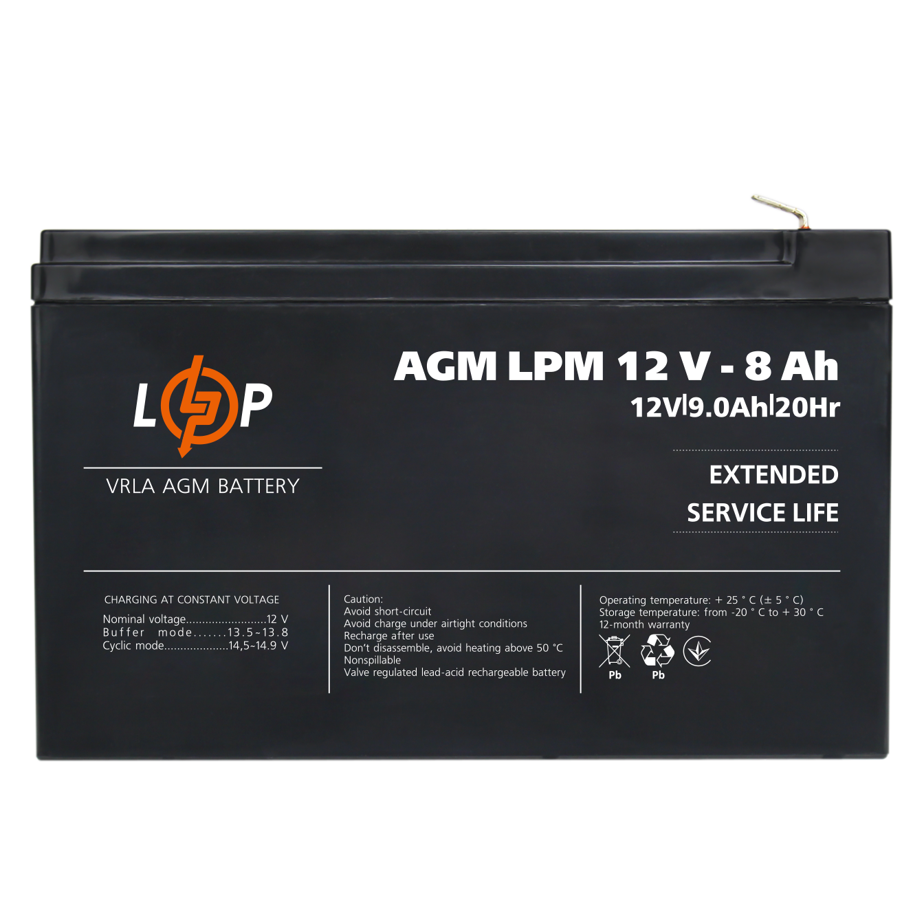 ����������� AGM LPM 12V - 8 Ah 