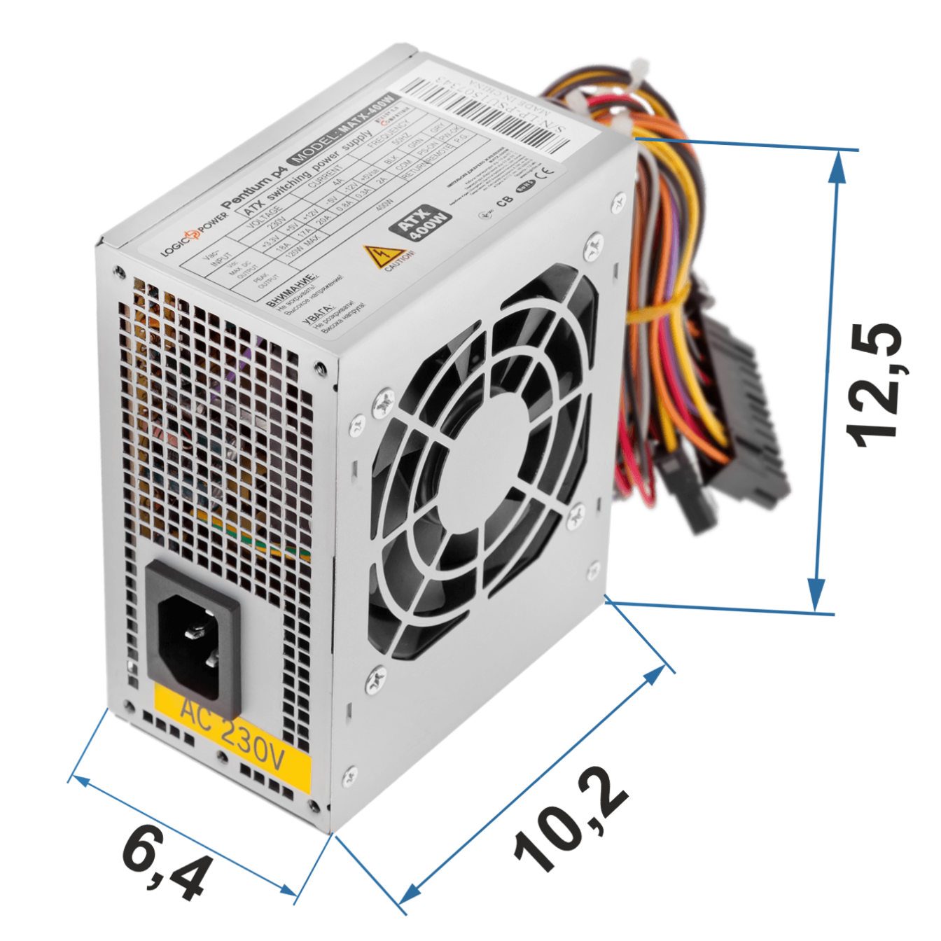 �� ������������ ���� ������� LP-MICRO-ITX-400-8-2SATA 