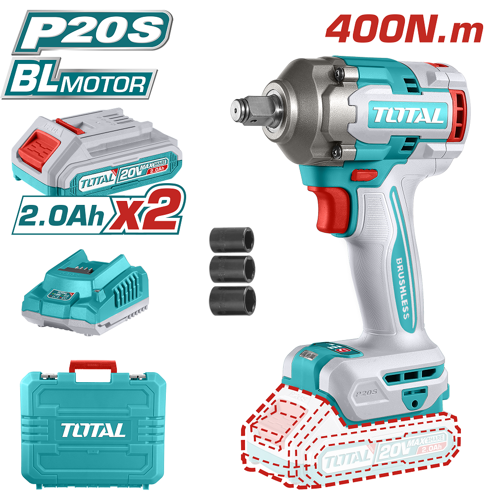  TOTAL TIWLI2040   20, Li-Ion, 2. 
