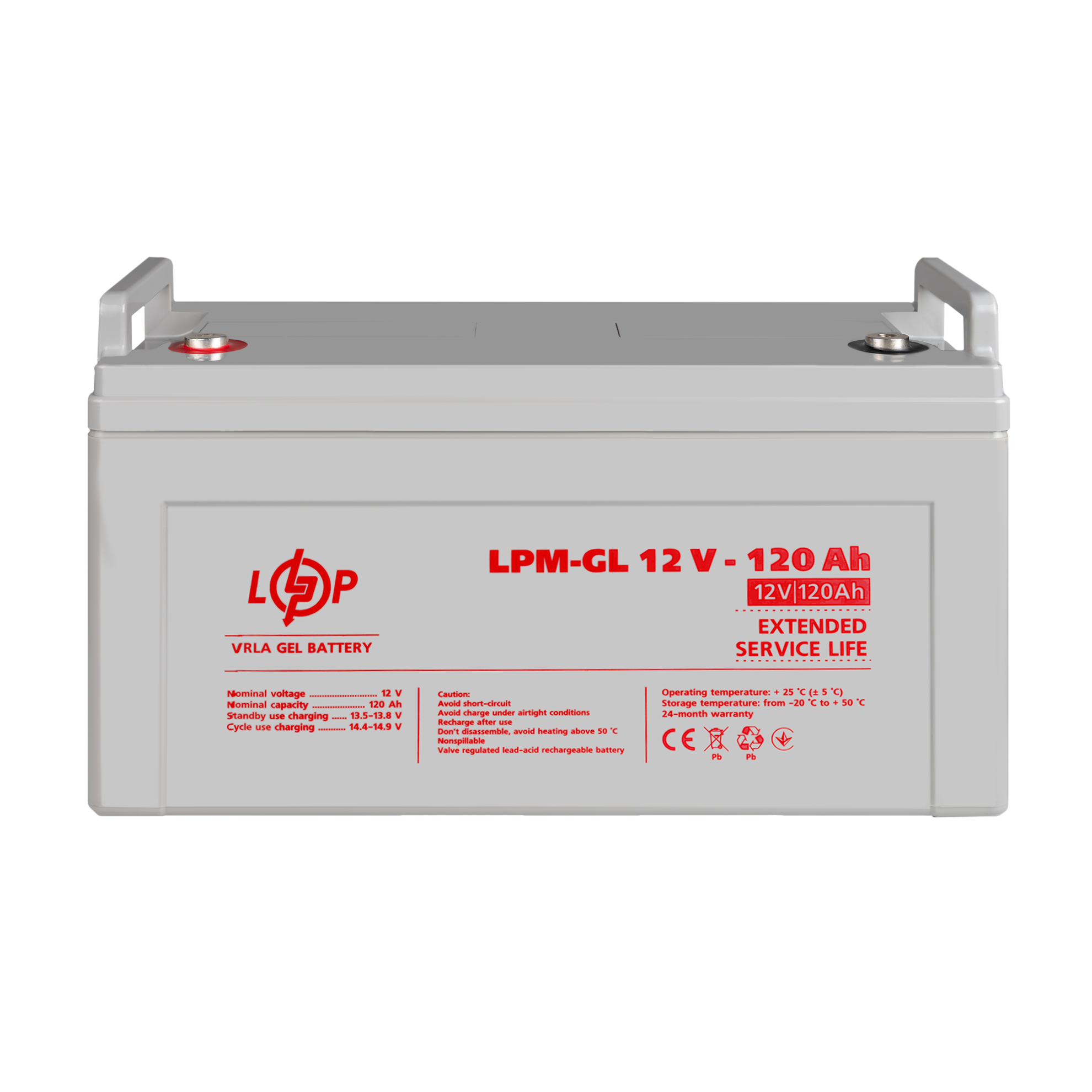 ����������� ������� LPM-GL 12V - 120 Ah 