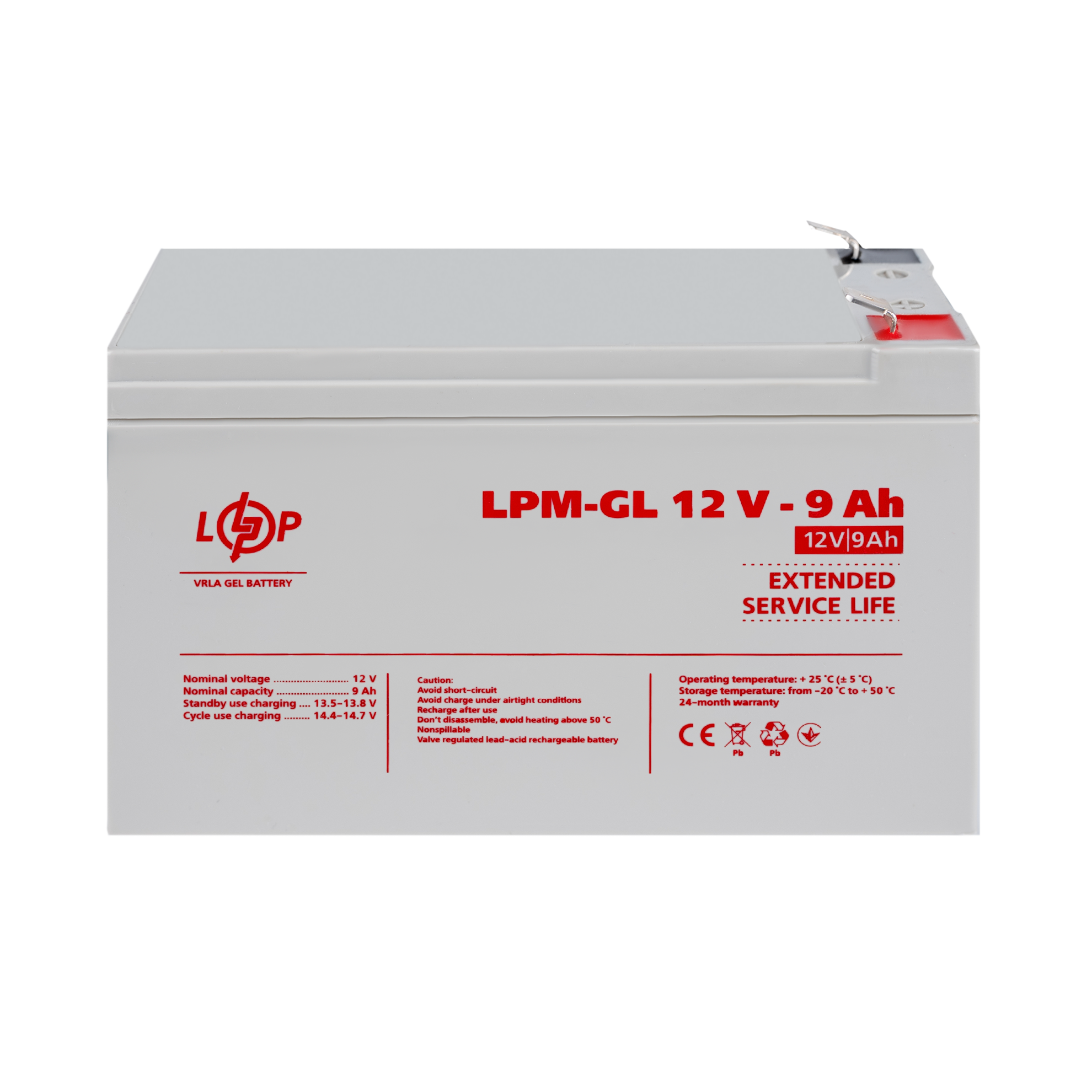 ����������� ������� LPM-GL 12V - 9 Ah 