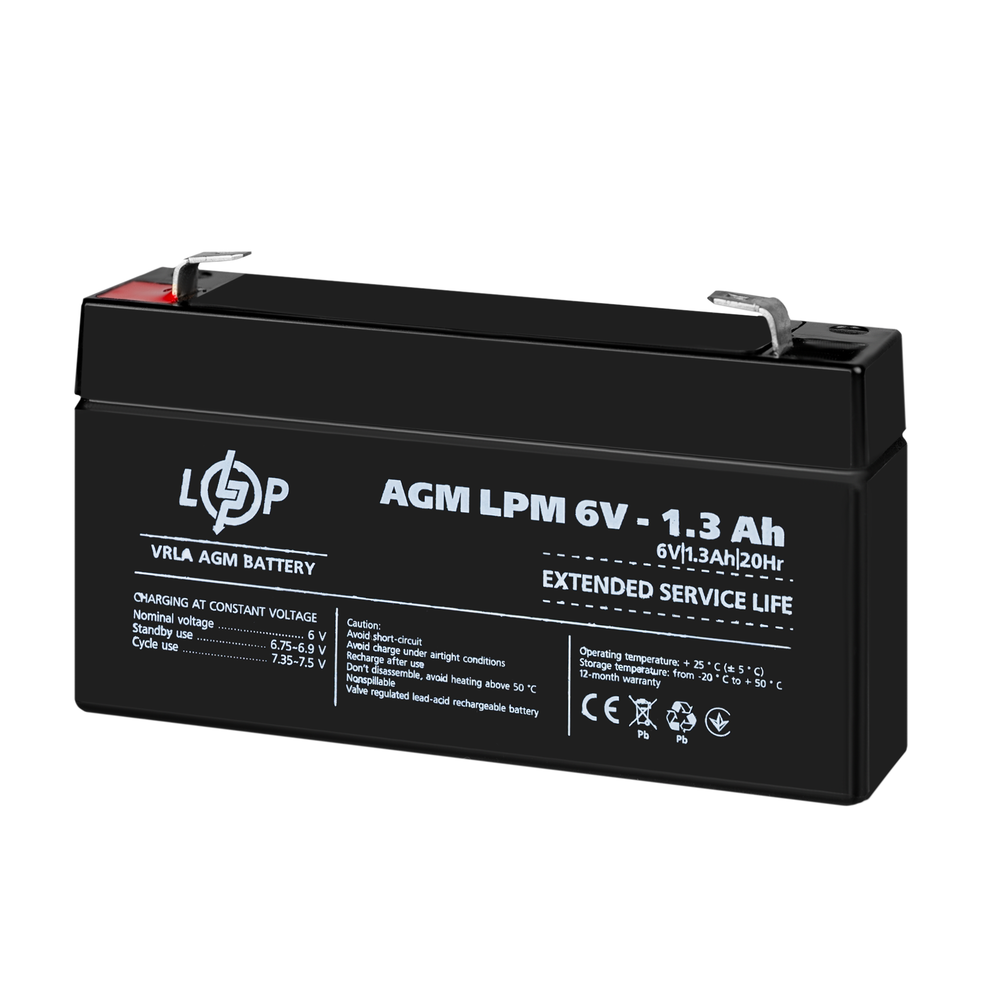 ����������� AGM LPM 6V - 1.3 Ah 