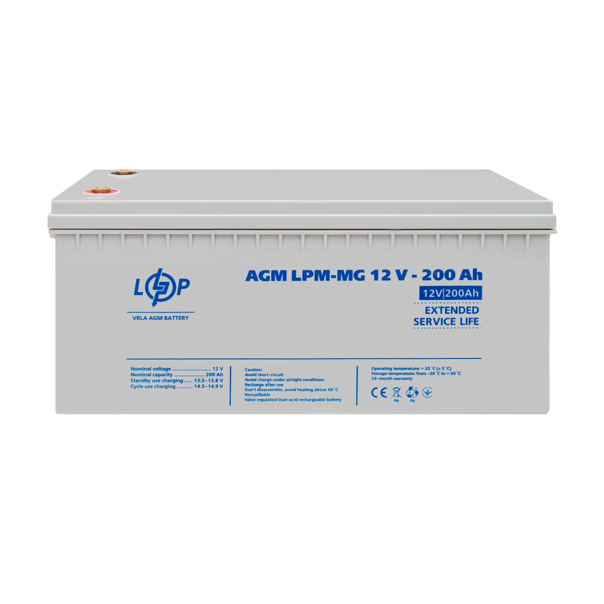 ����������� ������������� LPM-MG 12V - 200 Ah 